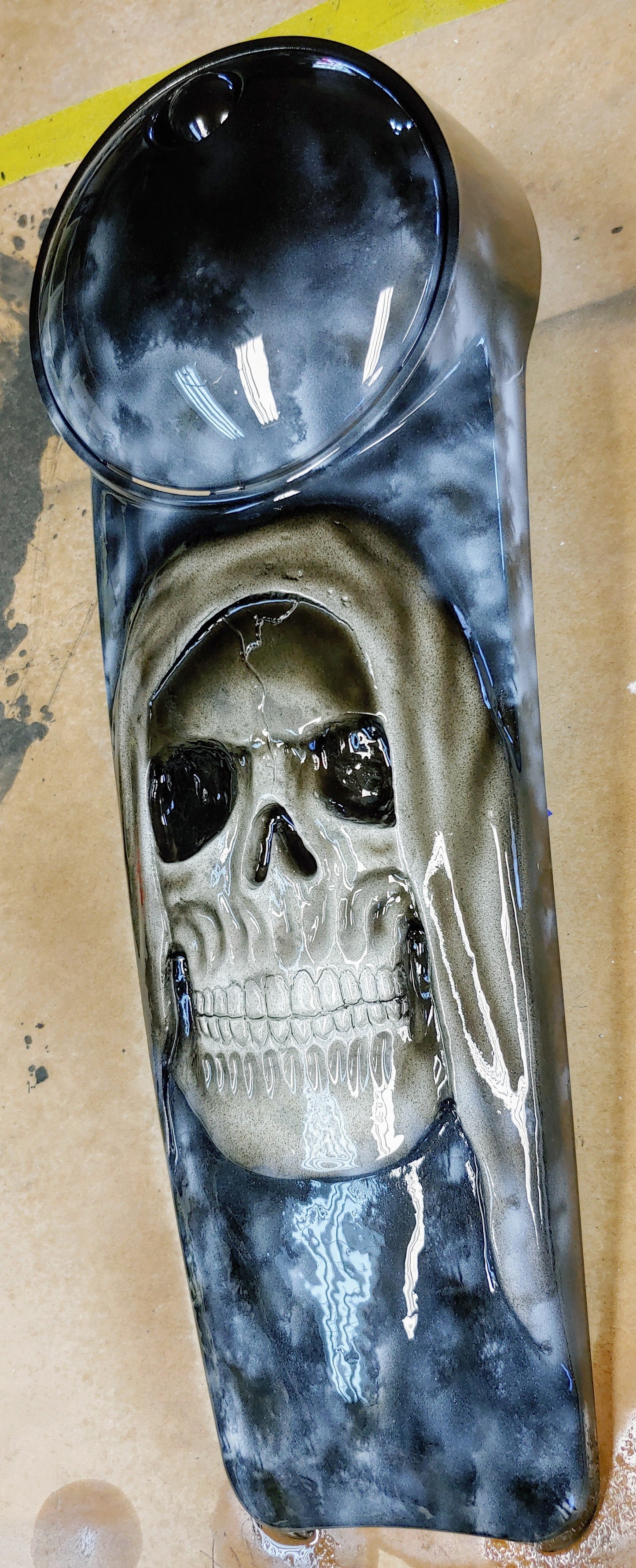 Harley Davidson touring Grim reaper console