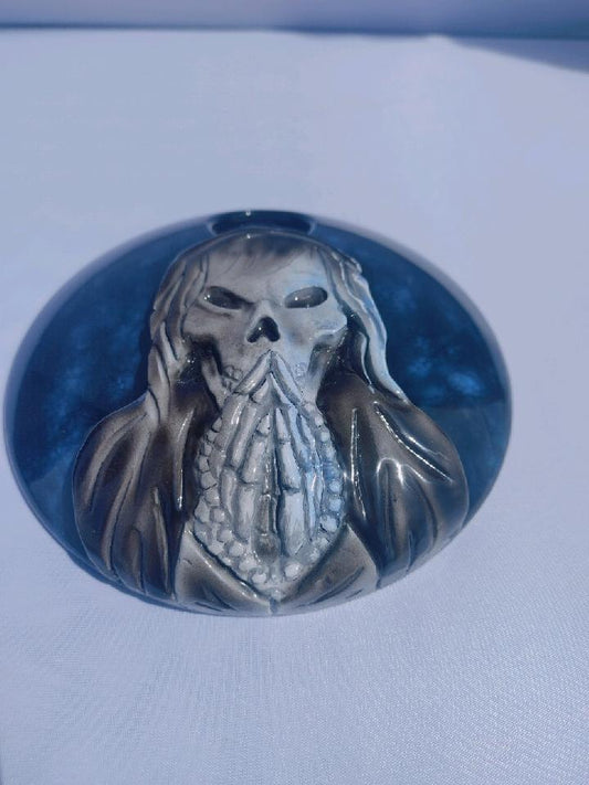 Grim reaper fuel door