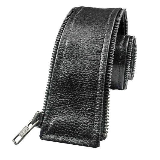 VXP53 Men's Black Universal Vest Expander Panel with Gun Metal Zip # 5