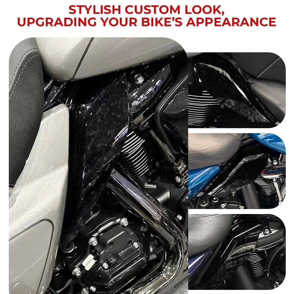 Motorcycle Heat Shield Mid-Frame Air Deflectors 1 Pair For Harley‑Davidson Road Glide ST Special FLTRXSTSE 2024 2025 2026‑Later