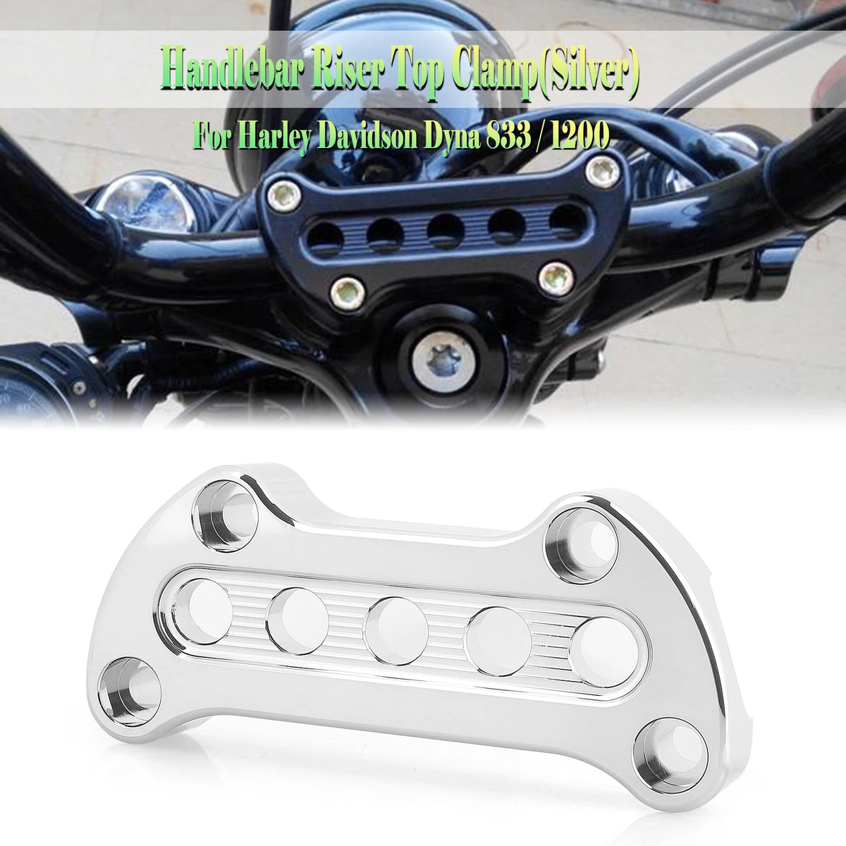 Motorbike Handle Bar Handlebar Riser Clamp For Harley Davidson Dyna 883 1200