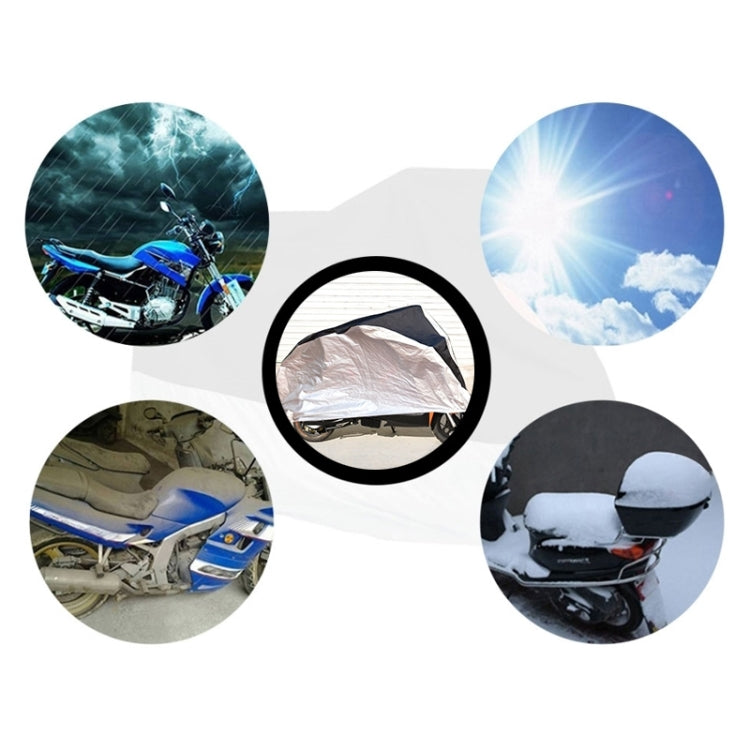 190T Polyester Taffeta All Season Waterproof Sun Motorcycle Mountain Bike Cover Dust & Anti-UV Outdoor Camouflage Bicycle Protector, Size: L