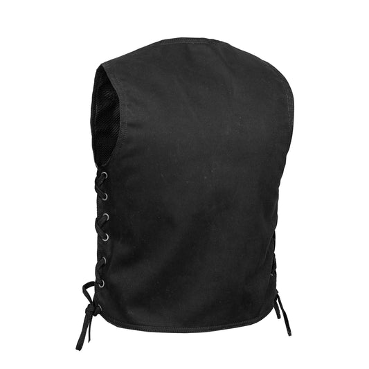 Kid's Denim Side Lace Vest