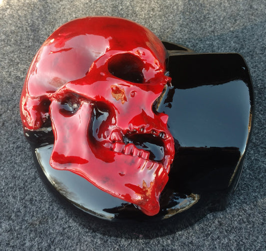 3D skull Harley air cleaner