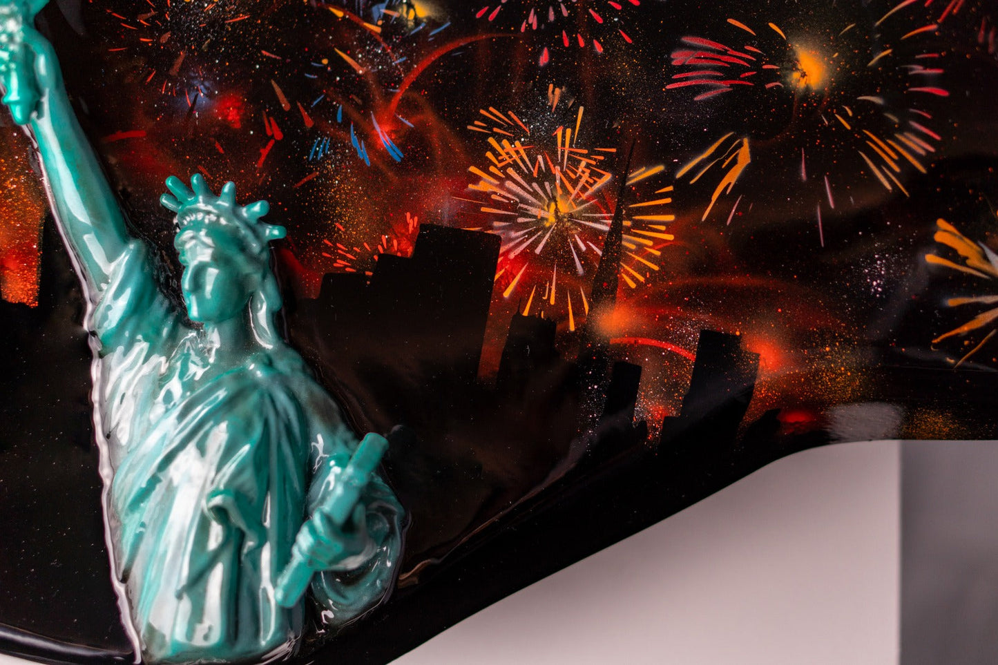 Statue of liberty and American flag Fairing