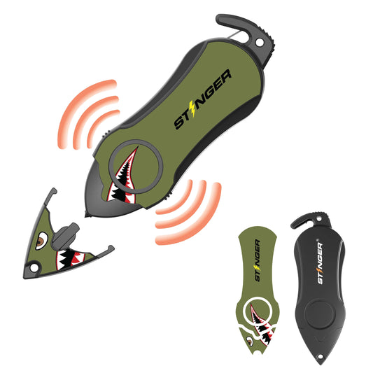 Personal Alarm Keychain Safety Emergency Tool (Shark)