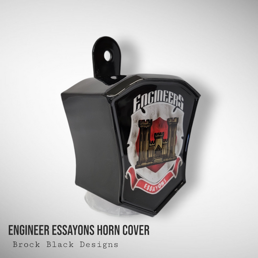 Custom Engineer Essayons horn cover