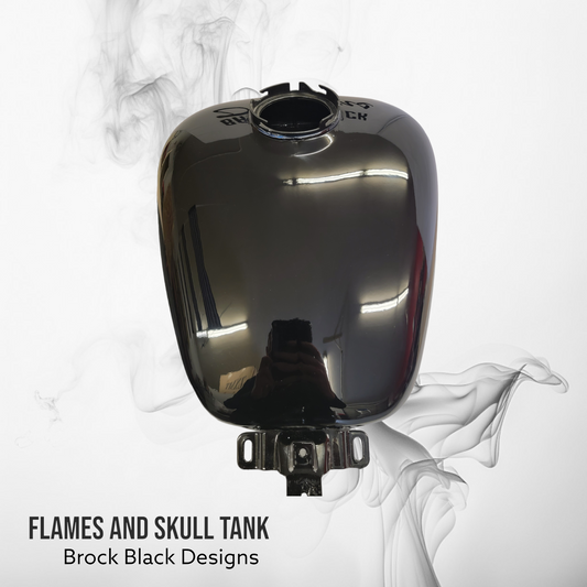 Harley Flamed Tank