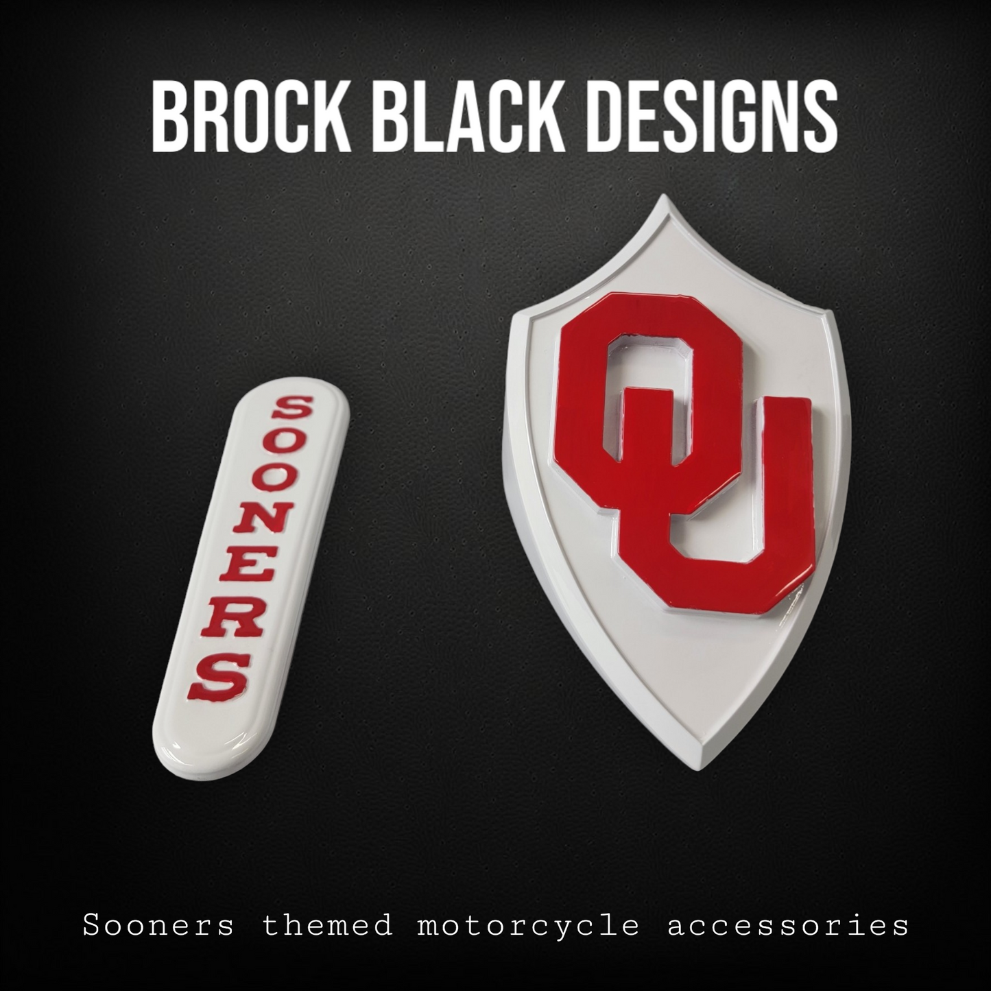 Side-mounted horn cover with OU theme