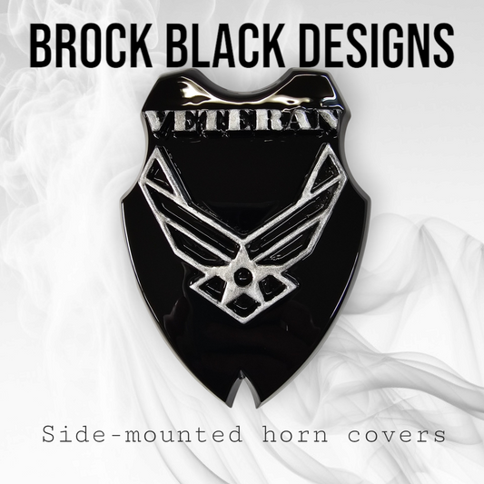 Side-mounted Veteran Air Force horn cover