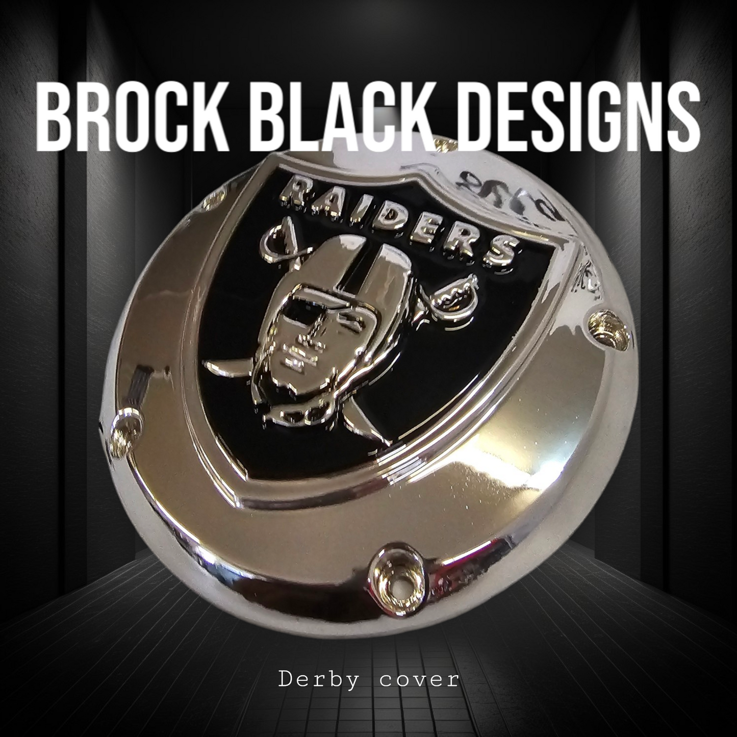 Harley Davidson Derby Cover Raiders theme