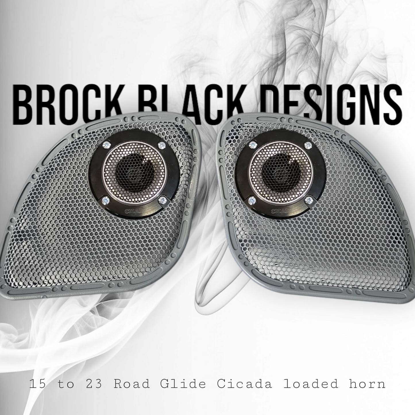 98 to 23 Road Glide with Cicada speakers grill covers set