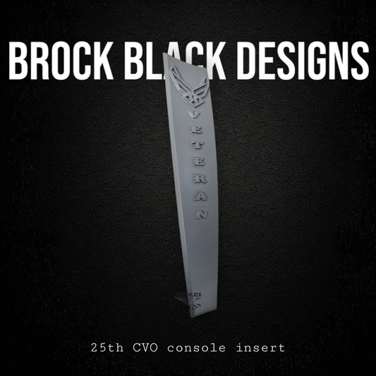 25th CVO console insert 3D US Air Force Veteran