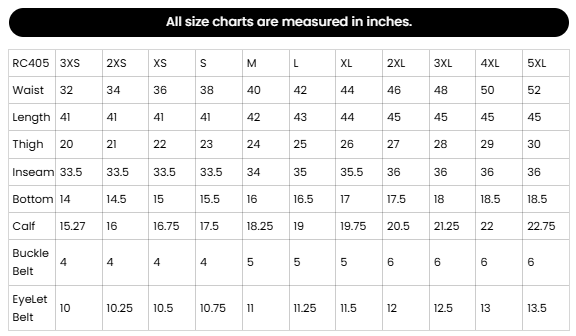 Unisex Double Deep Pocket Thermal Lined Chaps