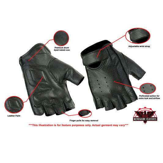 Premium Fingerless Cruiser Glove