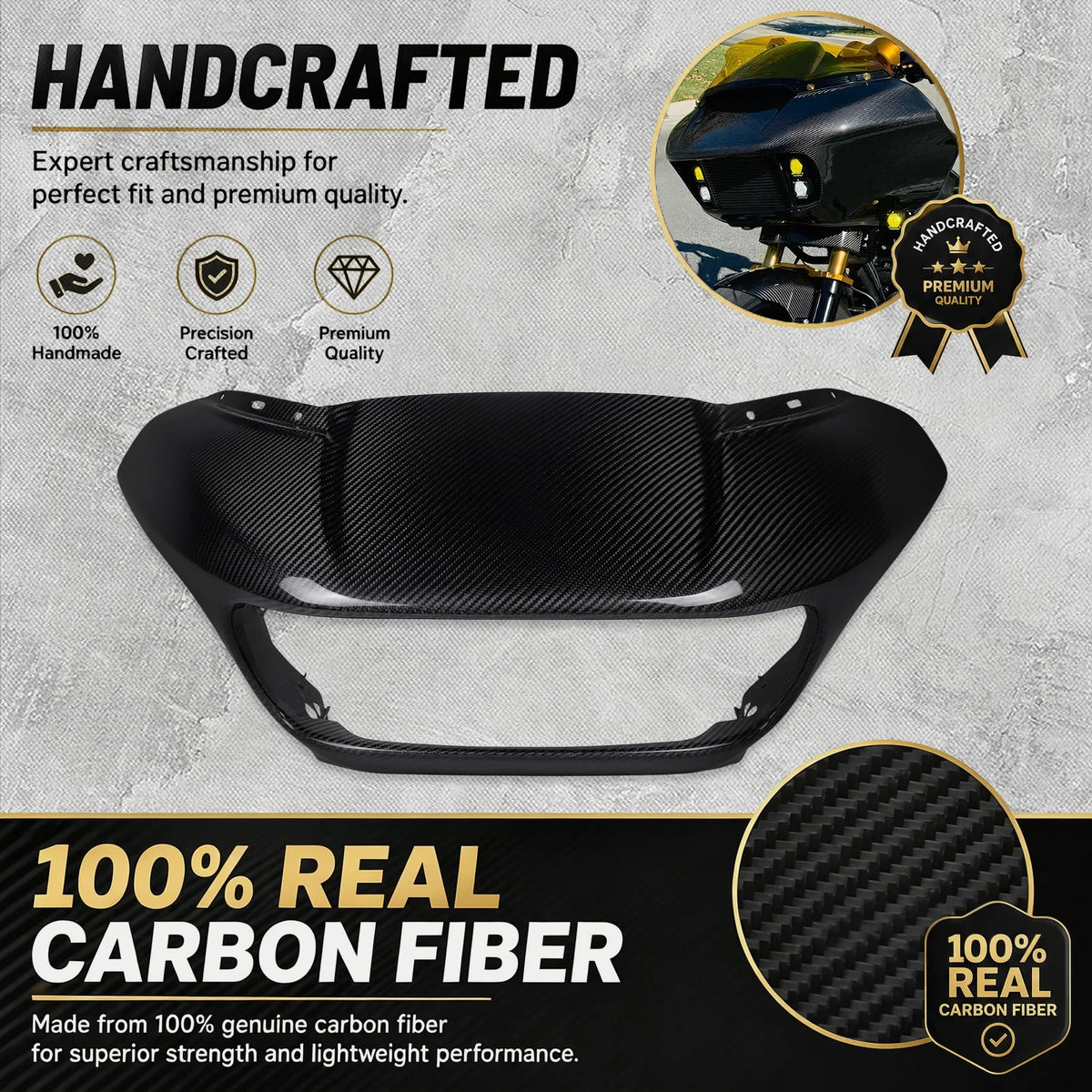 Outer Fairing Cover SICC! For Harley Touring Road Glide 2015-2023