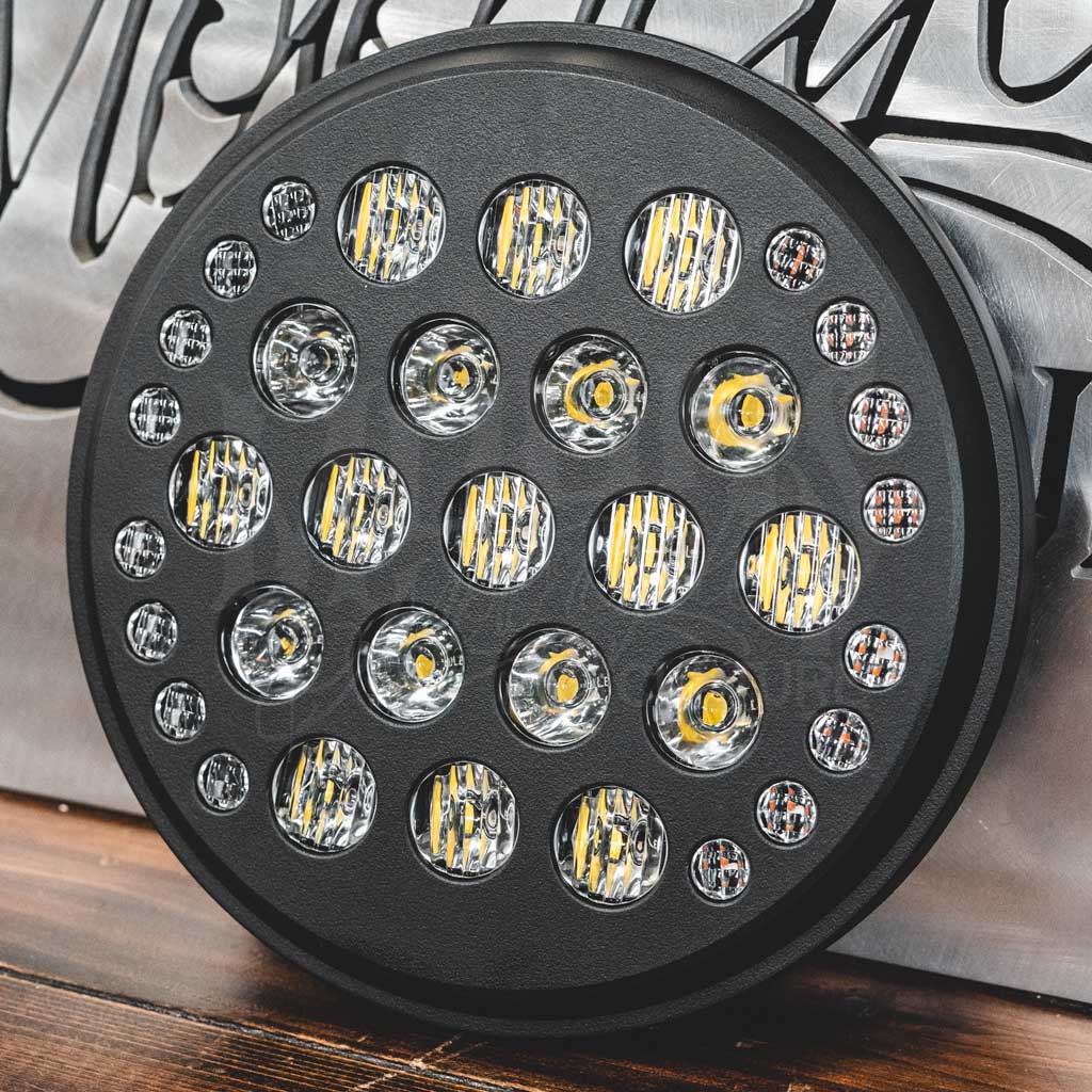 MOONSMC® Moonmaker Fly Eye® V2 7″ LED Headlight