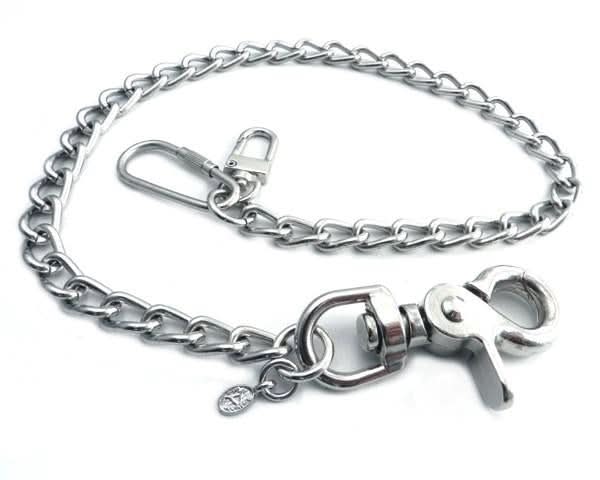 NC18-16 Splicer Chrome Wallet Chain 16"