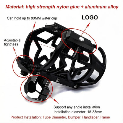 Cup Holder For Harley Davidson ADV 1250 PA1250 Special Softail Sportster Touring Motorcycle Beverage Water Bottle Cage Drink Cup