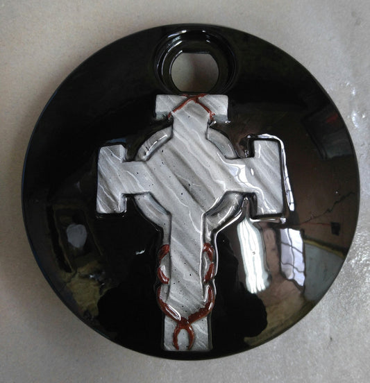 Harley fuel door Granite cross