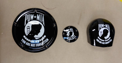 Pow MiA derby cover, points and horn cover