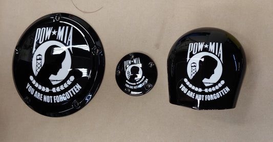 Pow MiA derby cover, points and horn cover