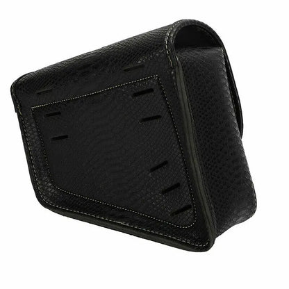 Motorcycle PU Leather Luggage Side Saddle Bag For Harley Sportster XL883 1200 Left Right Black Saddlebag Motorbike Accessories