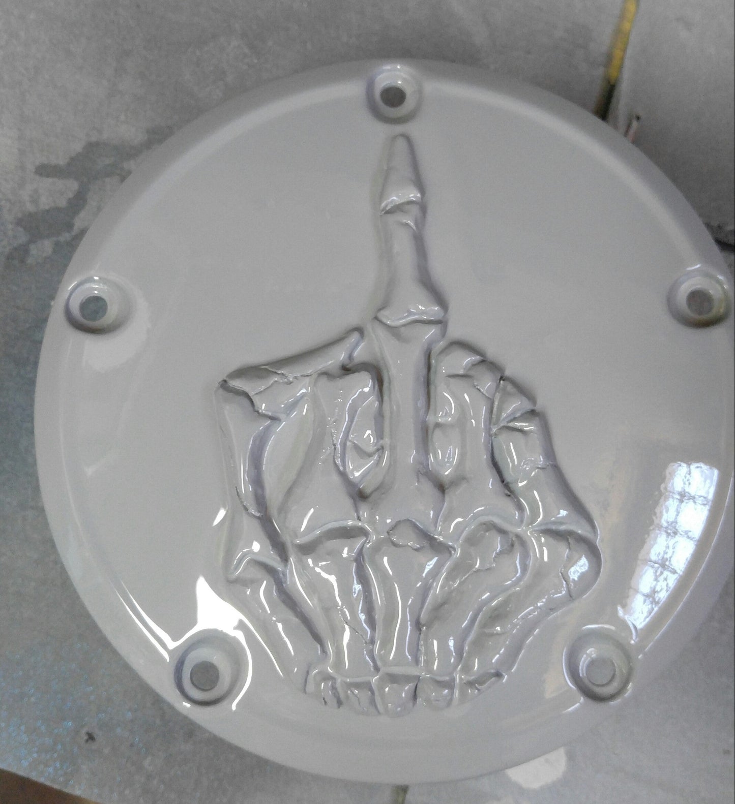 Middle Finger Harley Derby cover