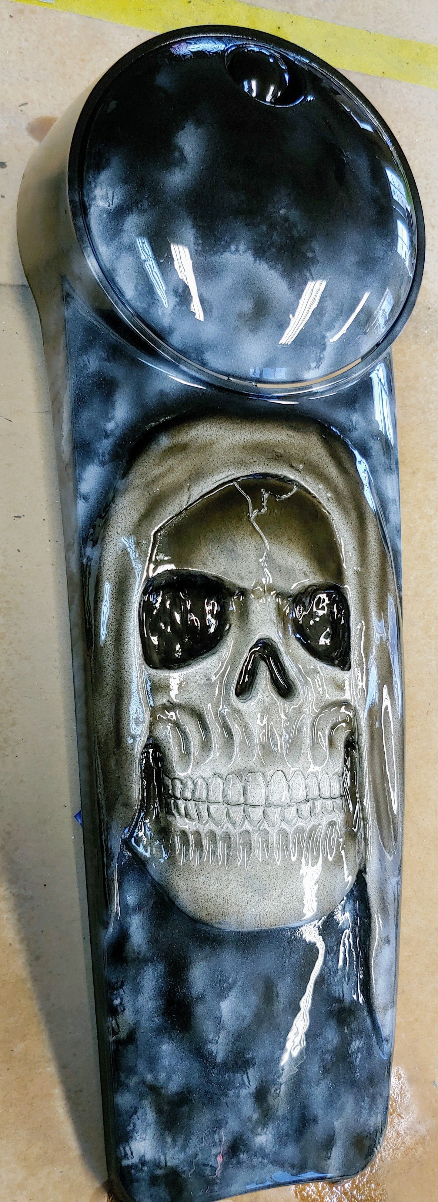 Harley Davidson touring Grim reaper console