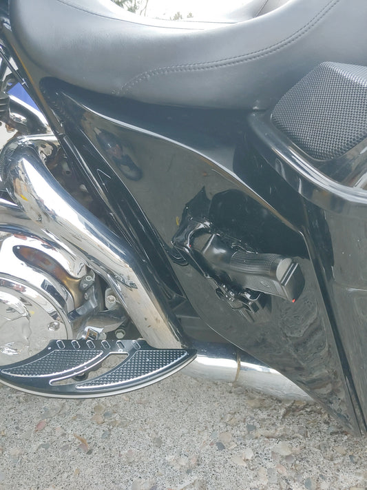 Harley davidson side cover holsters