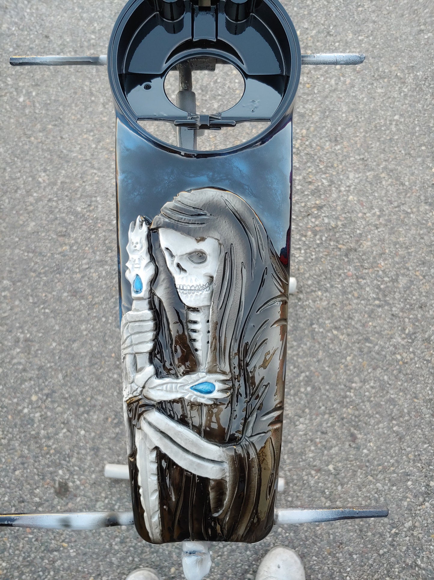 Harley Davidson touring Grim reaper console