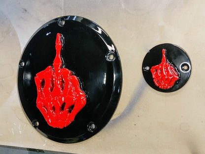 Middle Finger Harley Derby cover and points