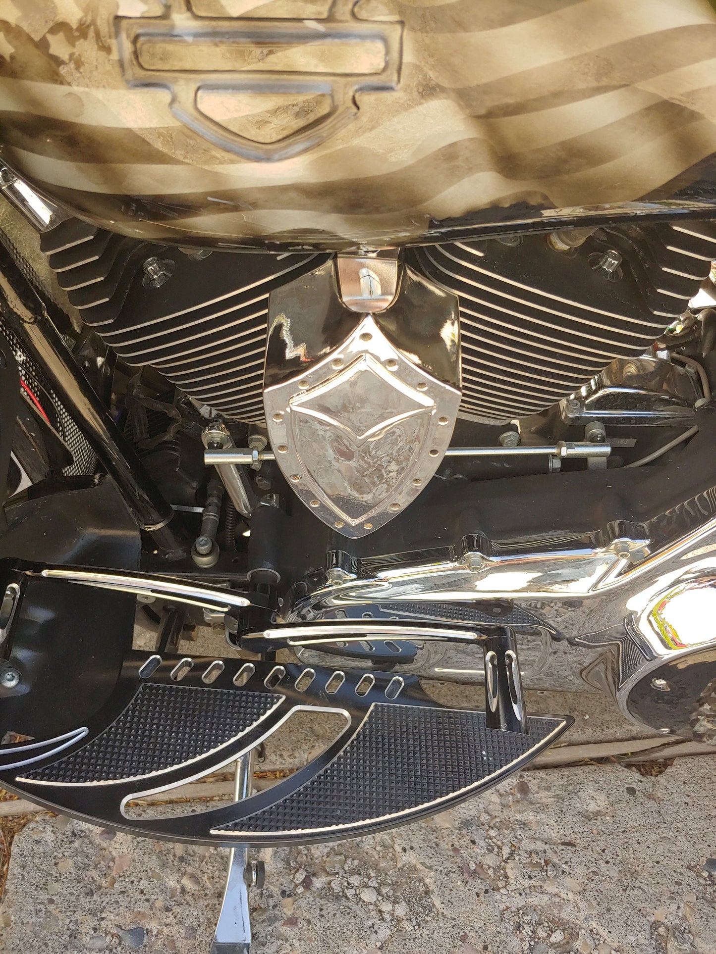Chrome Harley Davidson Maximus Horn Cover