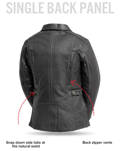 Free Spirit - Women's Motorcycle Leather Jacket