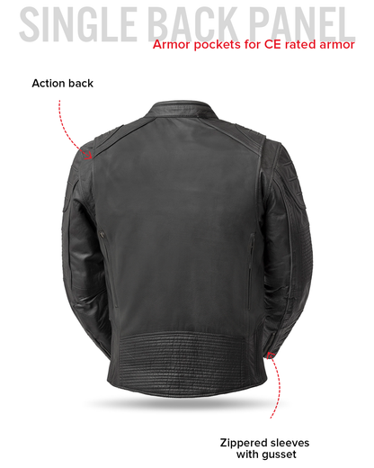 Raptor Men's Motorcycle Leather Jacket