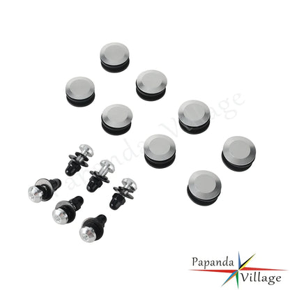 Screws Aluminum Motorcycle Windscreen Fairing Mudguards Bolts Bushing Inserts Kit  For Harley FXDWG FXWG FXST FXSTC FXST FXSTB