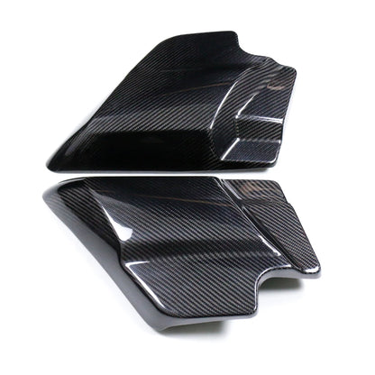 100% Carbon Fiber For Harley Davidson Touring Models 2009-2023 Left Right Battery Side Cover Panels Motorcycle Accessories Guard