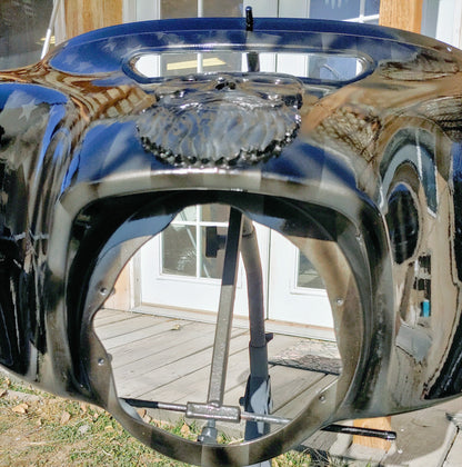 Harley davidson bearded skull fairing batwing