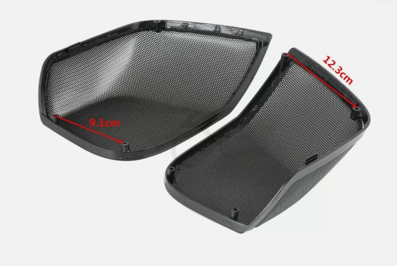 14-24 Harley Davidson bag lid Speaker Grill Cover Ancient Skull