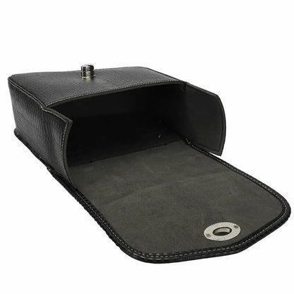 Motorcycle PU Leather Luggage Side Saddle Bag For Harley Sportster XL883 1200 Left Right Black Saddlebag Motorbike Accessories
