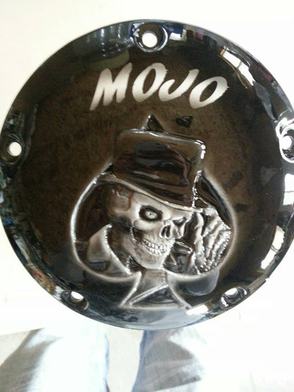 Harley Derby Cover Gentleman Skull Ace of Spades