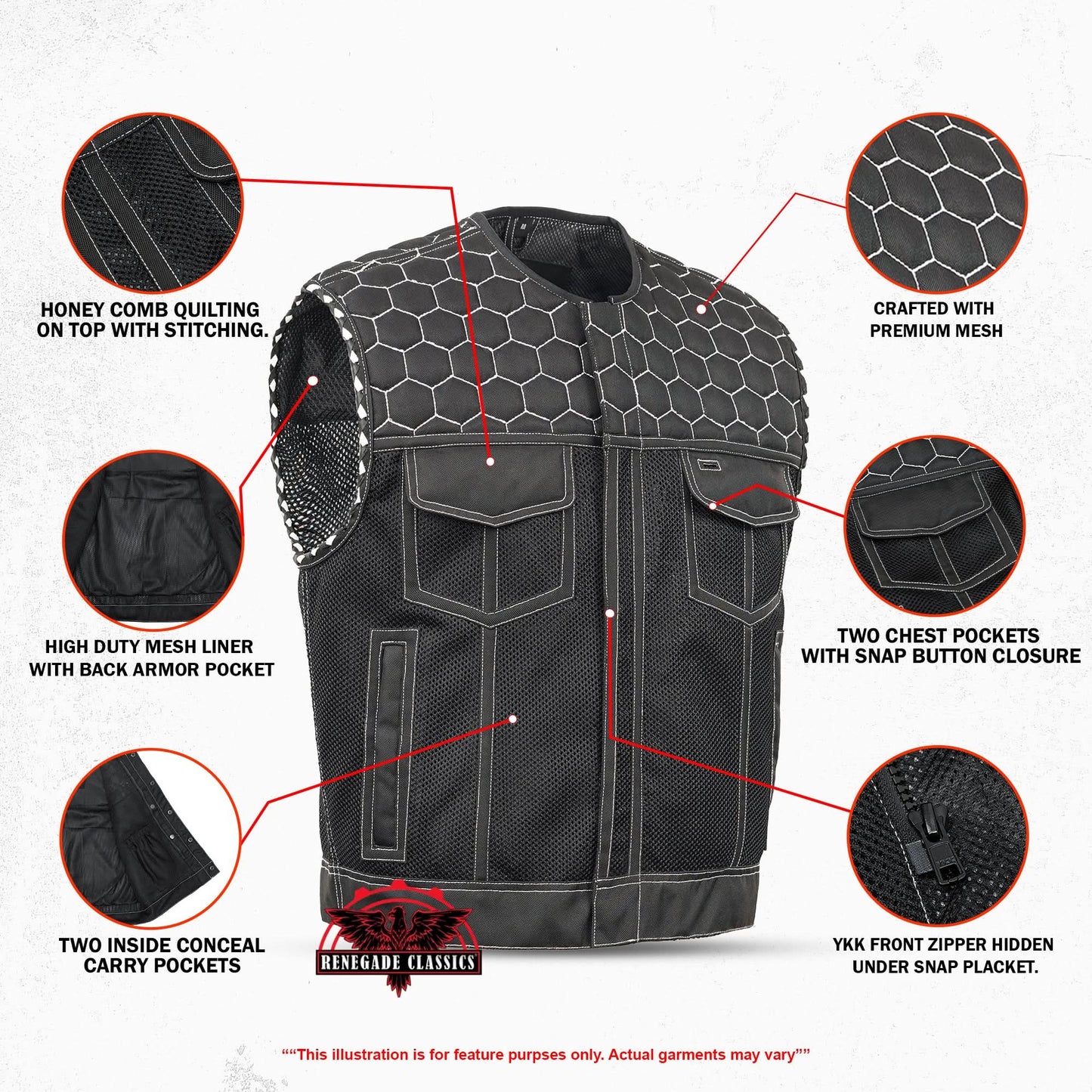 Zenthor Lowcut Men's Mesh Vest