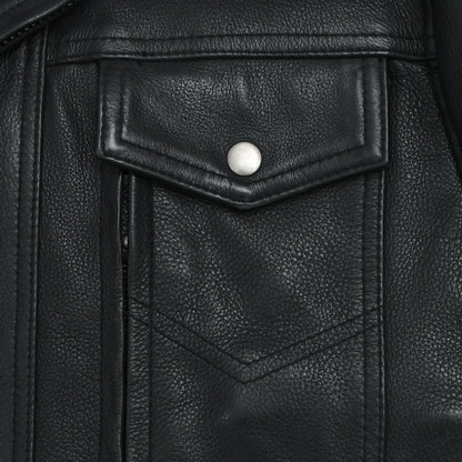 Mastermind Men's Motorcycle Leather Jacket