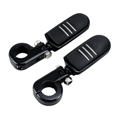 1 1/4" Motorcycles Highway Crash Bar Foot pegs Rest Clamps Engine Guard Mounts For Harley Honda Yamaha Kawasaki Davidson Softail