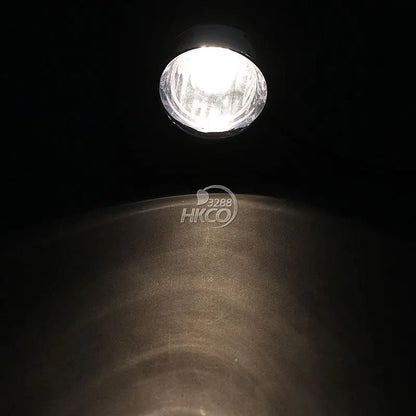 Motorcycle Headlight Passing Lights 4inch Universal Pair Chrome Spotlights Fog Projector Lightings for 2011 Harley Davidson ...