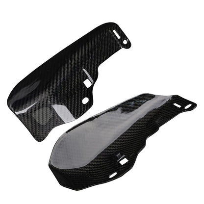 Black 3K Twill Glossy Carbon Fiber Engine Heat Shield for 2023-2025 Touring CVO Road Glide ST Motorcycle Fairing