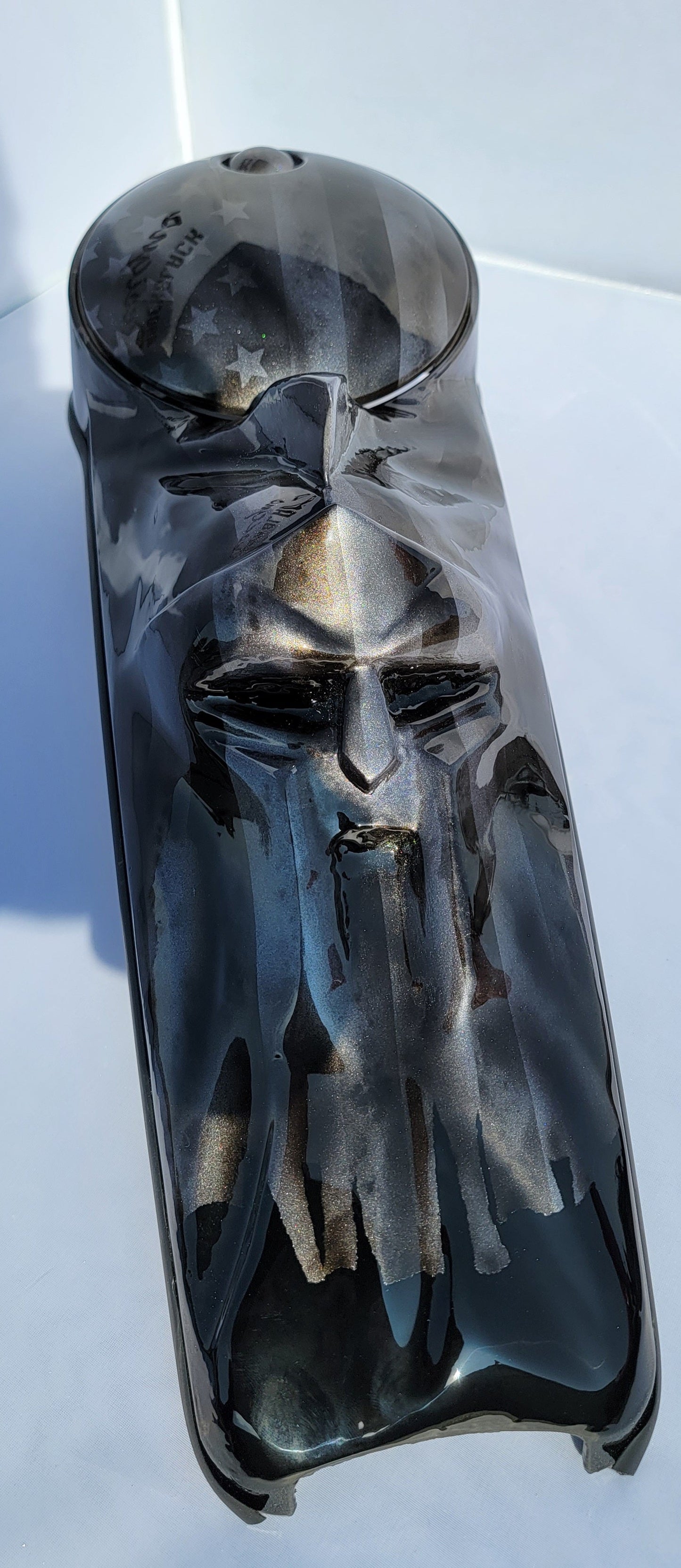 The 3D spartan American flag console