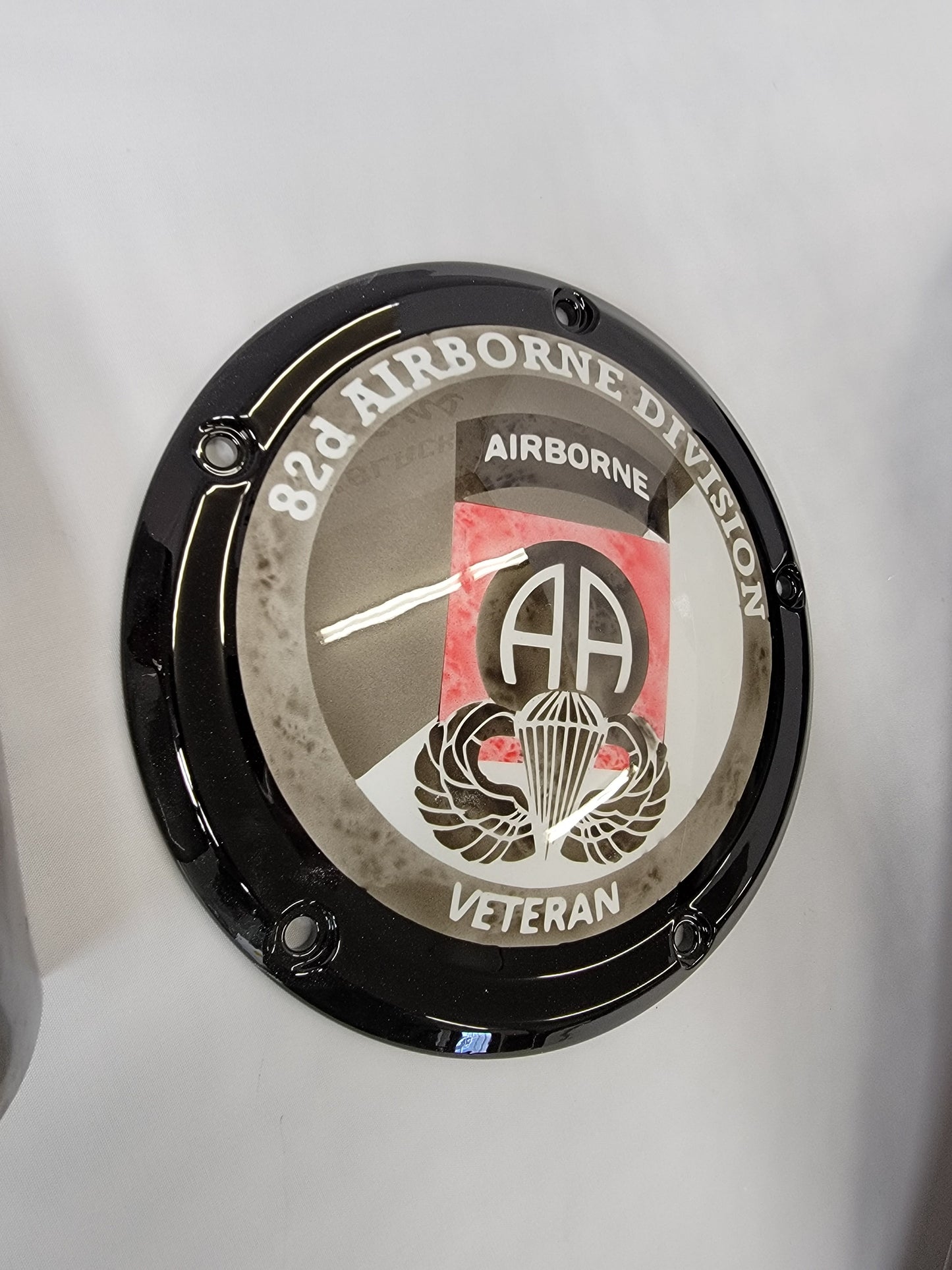 82nd airborne Harley derby cover