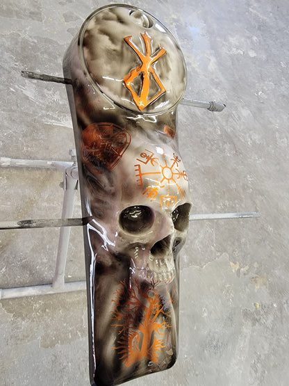Harley Davidson 3D birth of berserker themed console