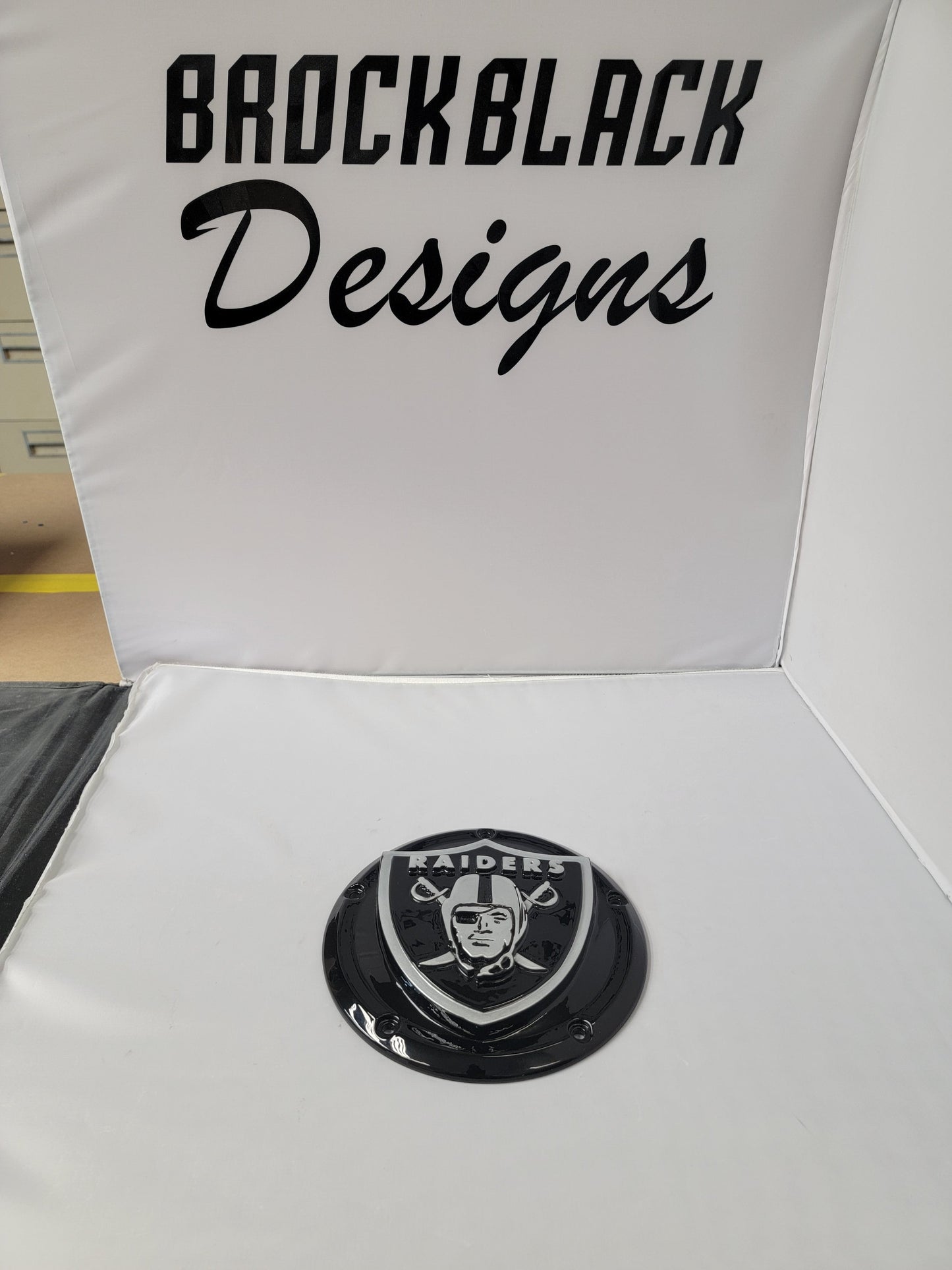 Harley Davidson Derby Cover Raiders theme
